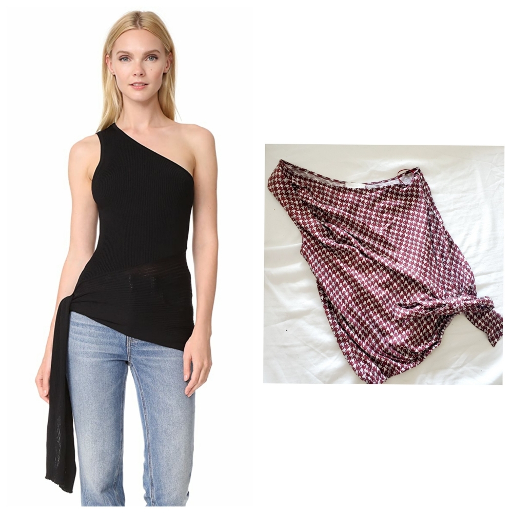 NWOT! - Anthro | Ramy Brook One Shoulder Tie Top